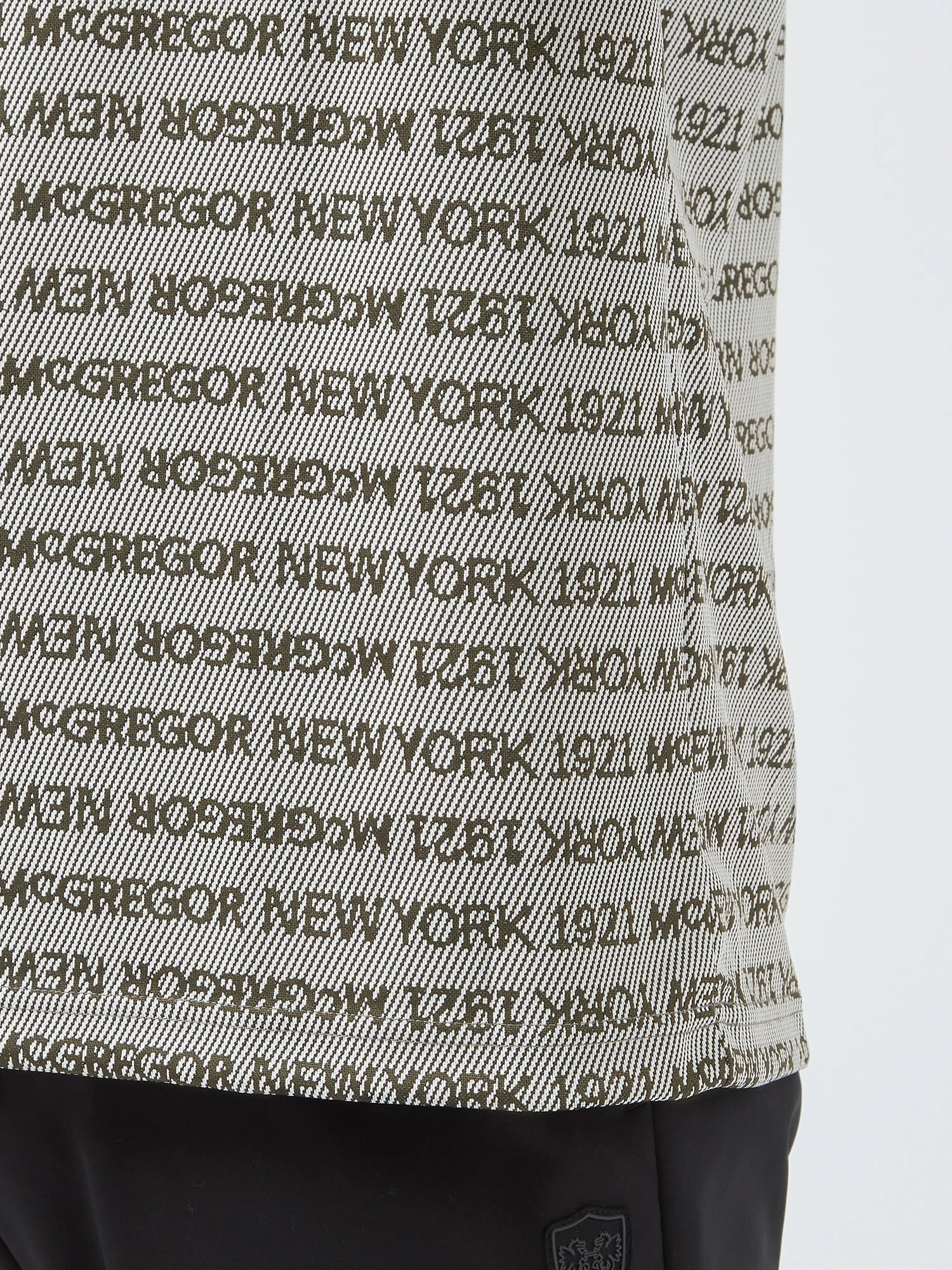 McGREGOR GOLF<メンズ> ジャカードモックネック ブラック L