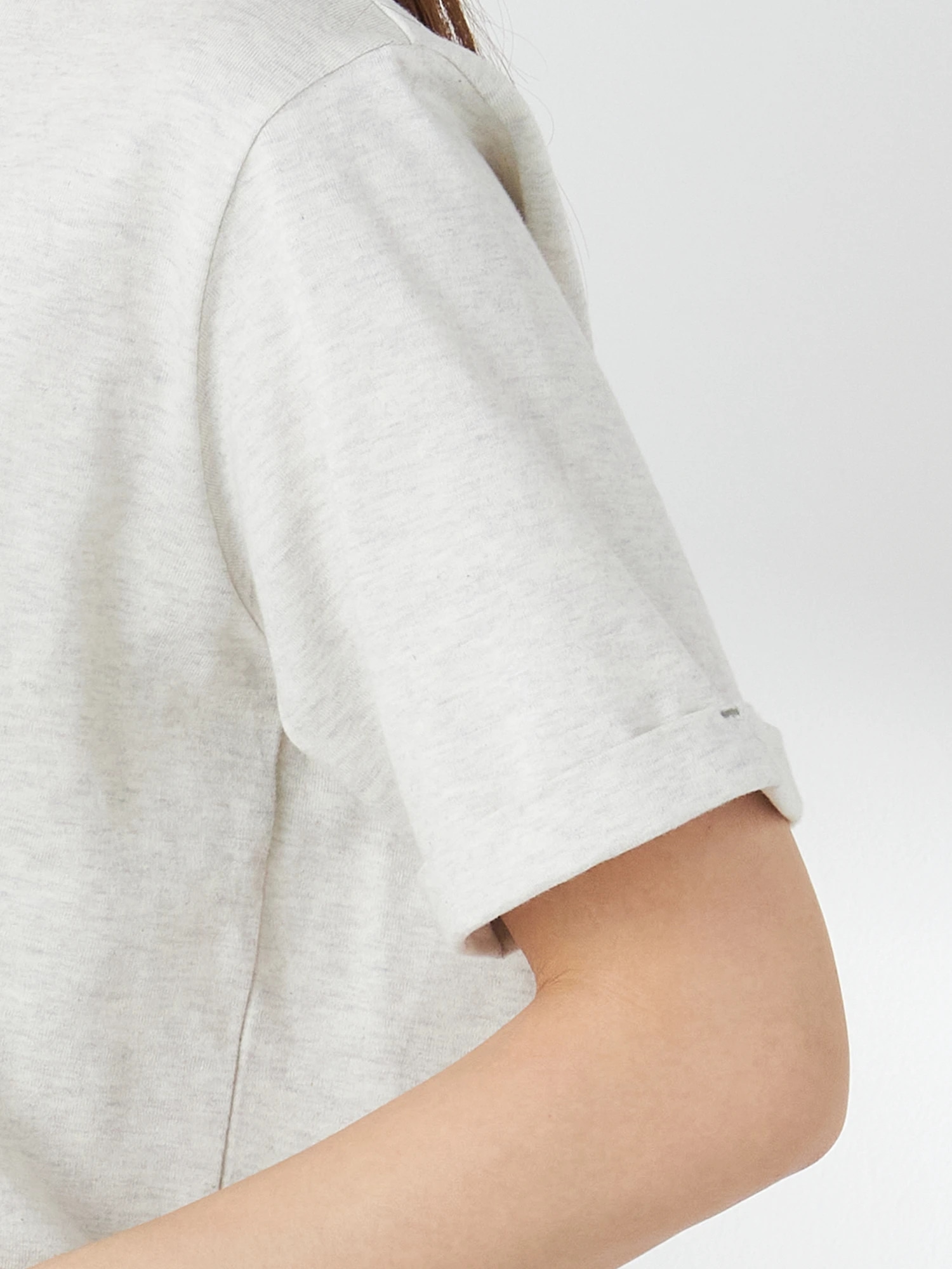 McGREGOR<ウィメンズ>刺繍Tシャツ ナチュラル L