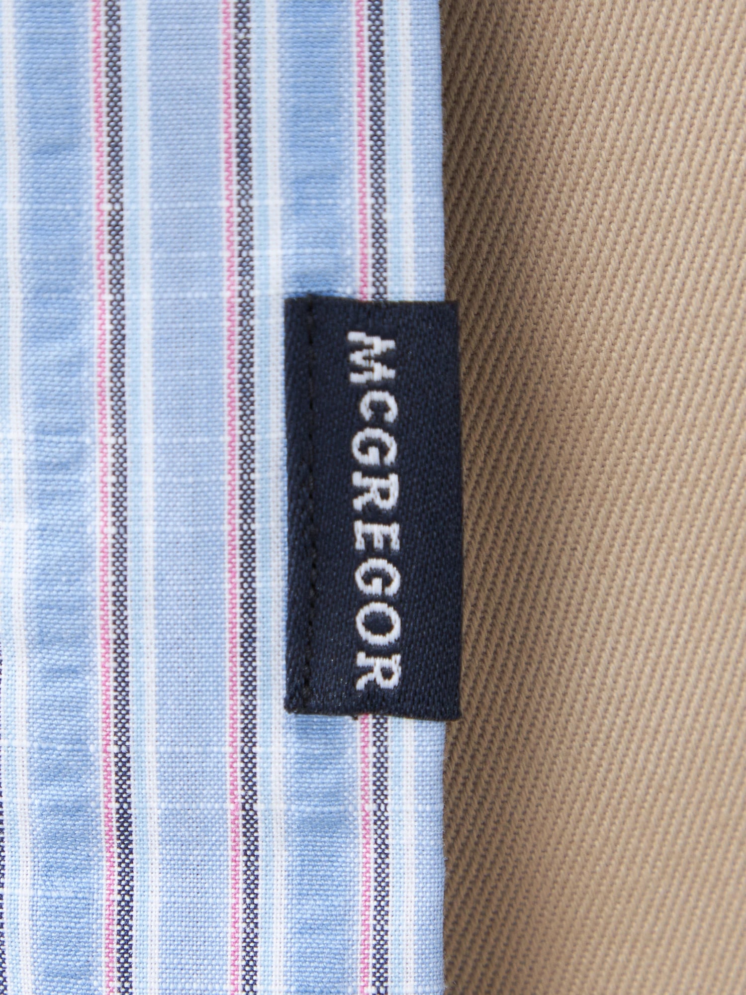 McGREGOR<メンズ>綿スラブサッカーシャツ ブルー L