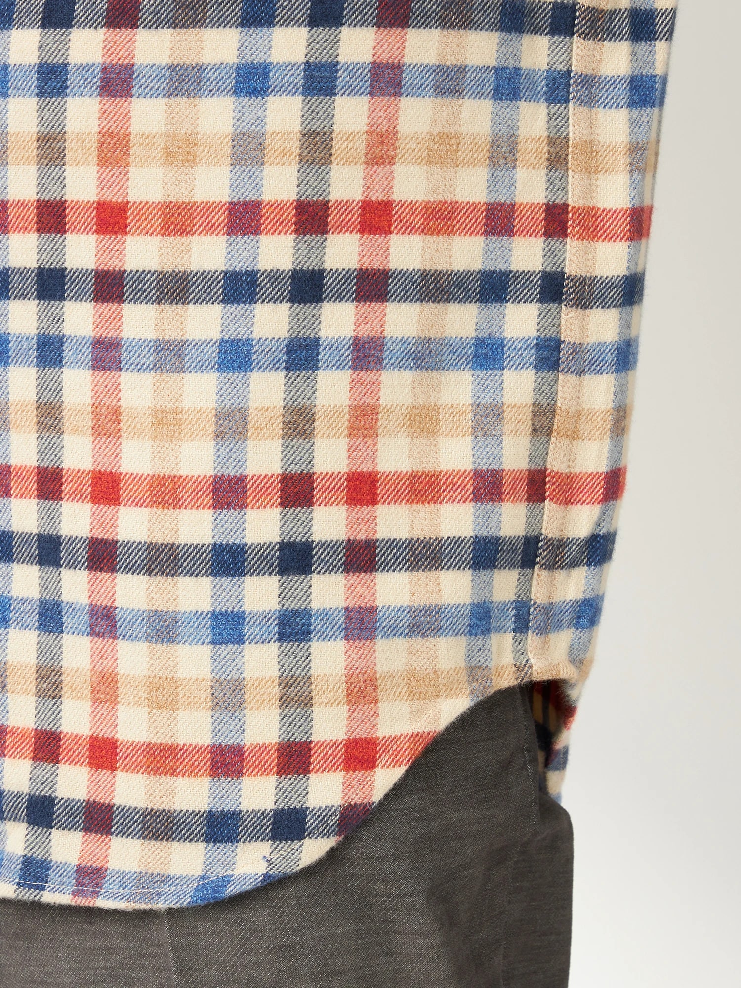 McGREGOR<メンズ>三つ杢カジュアルチェック サンドベージュ L