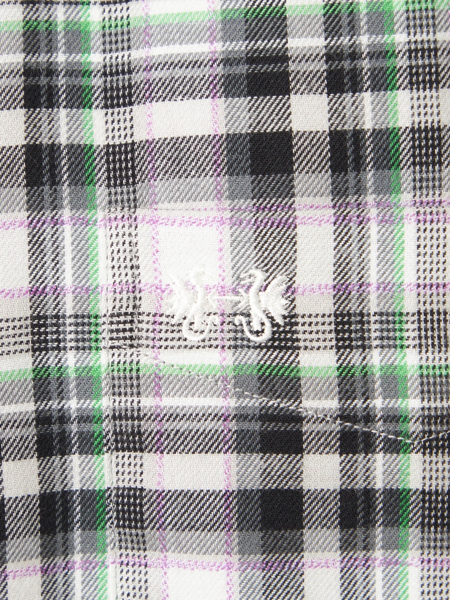 McGREGOR<メンズ>杢ラインチェック シルバーグレー M