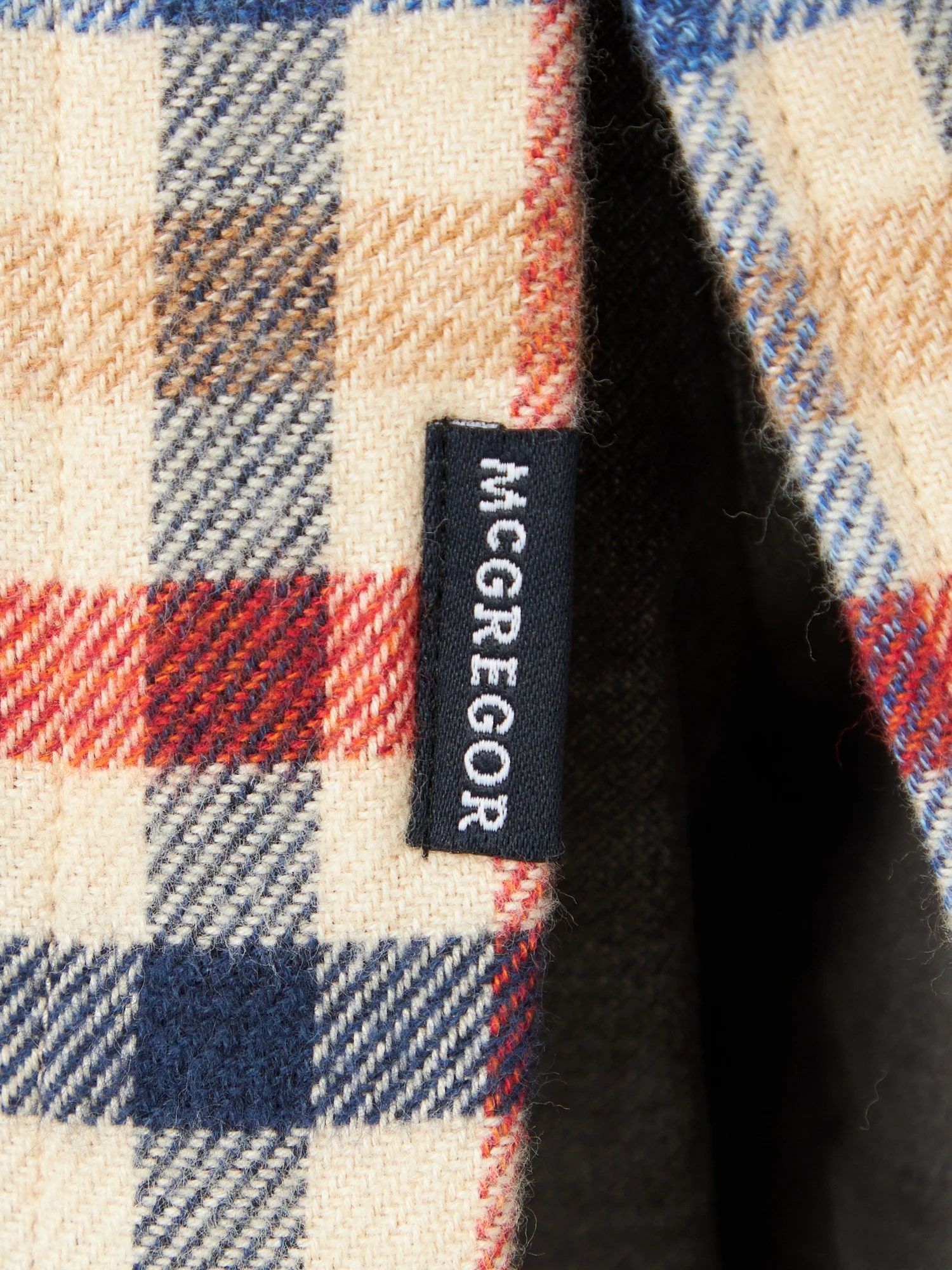 McGREGOR<メンズ>三つ杢カジュアルチェック サンドベージュ L