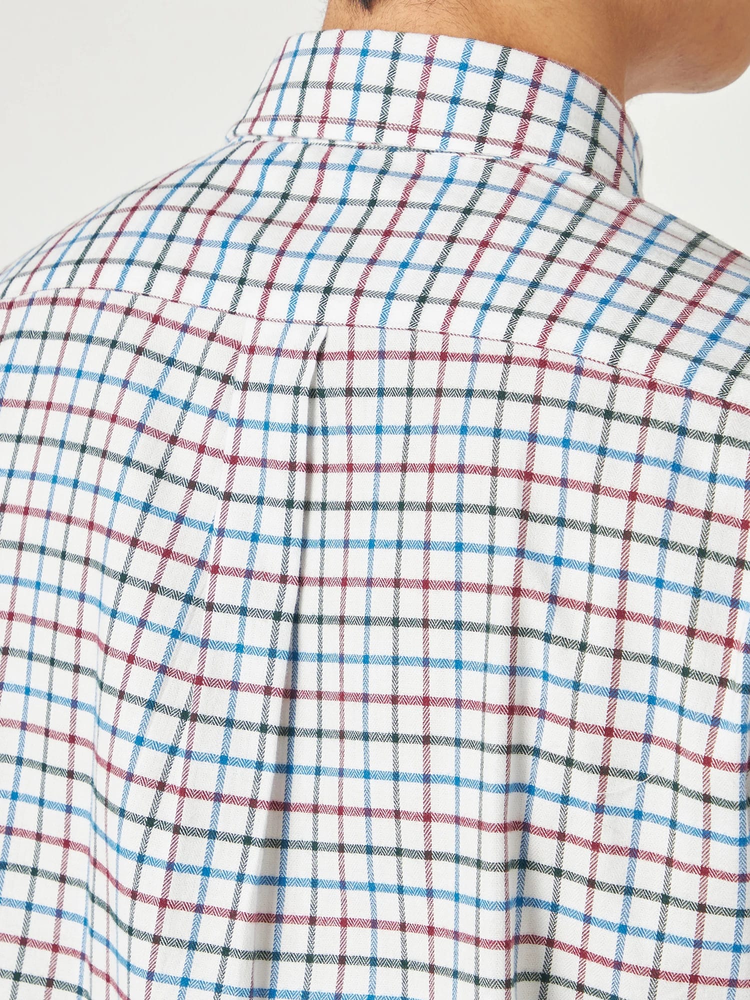 McGREGOR<メンズ>微起毛タッターソールシャツ ミディアムネイビー M