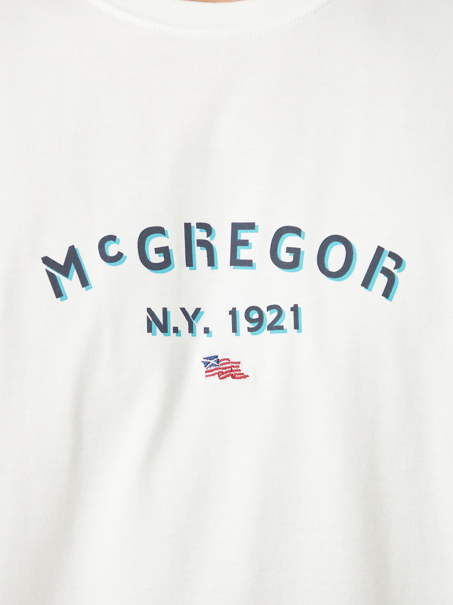 McGREGOR<メンズ>ロゴプリントTシャツ アイボリー XL