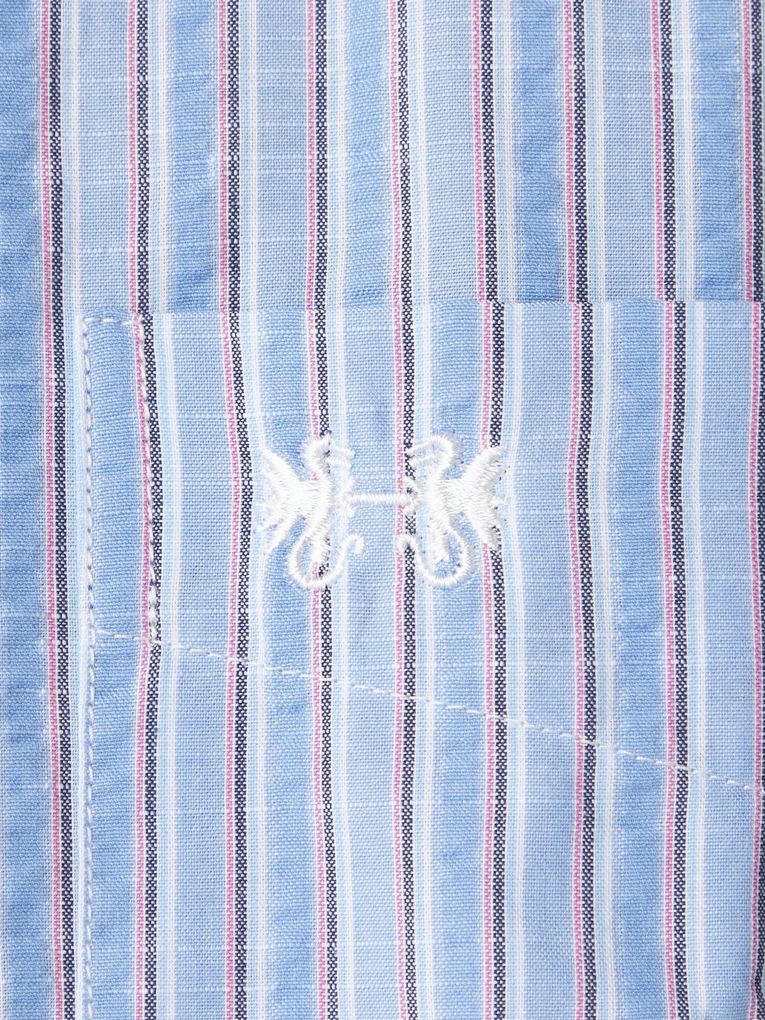 McGREGOR<メンズ>綿スラブサッカーシャツ ブルー L