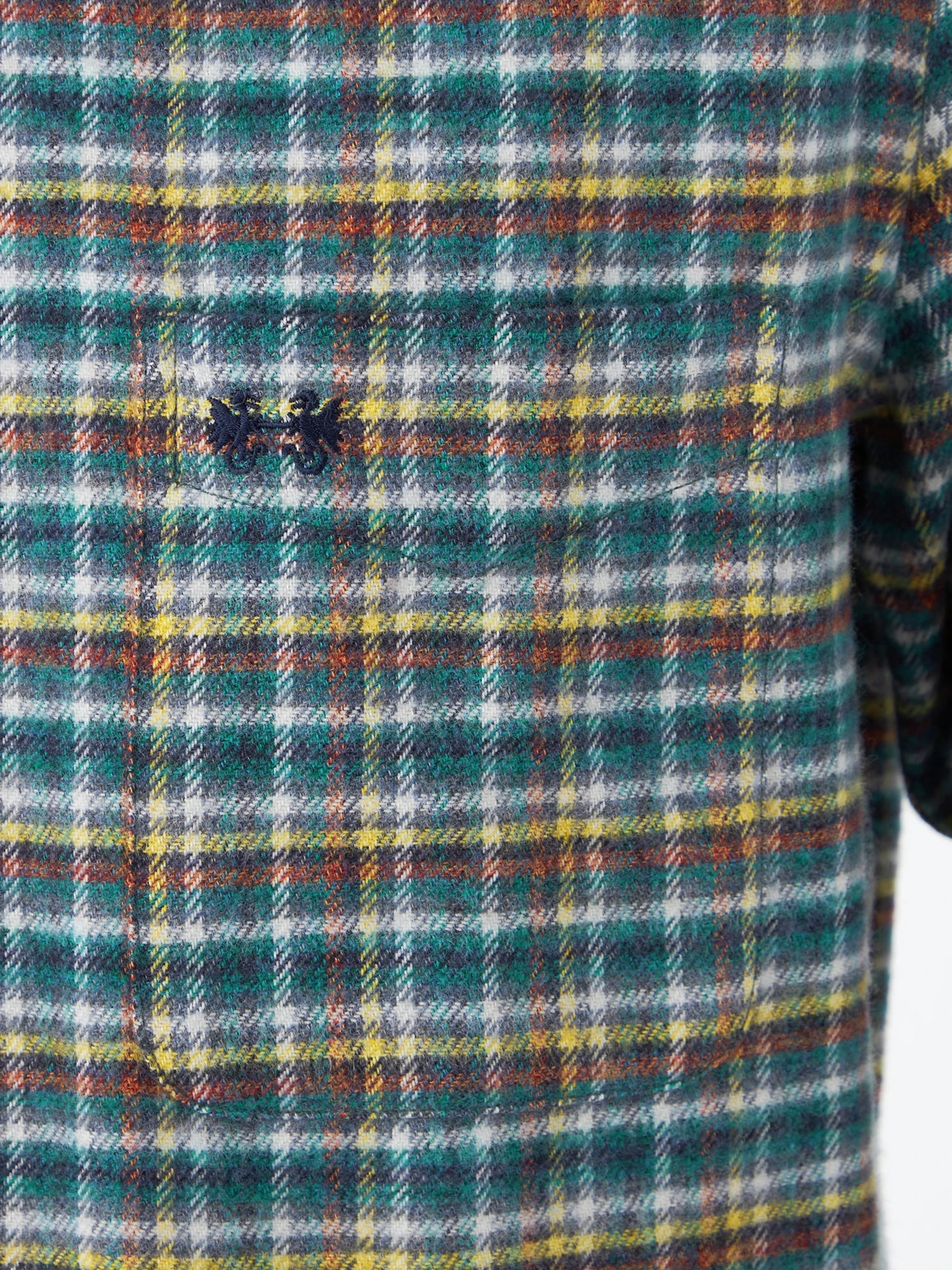 McGREGOR<メンズ>三つ杢シャツ グリーン L