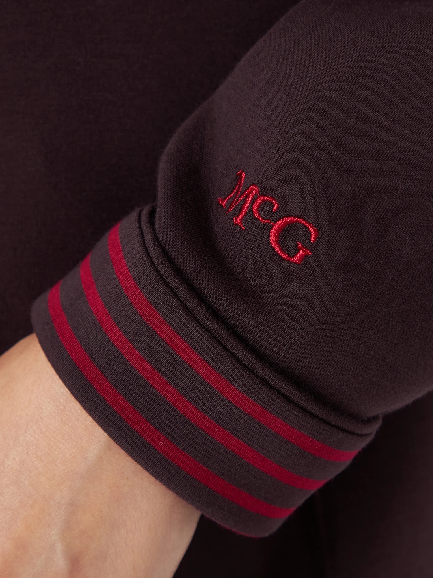 McGREGOR<ウィメンズ>スポーティジップパーカ- ダークブラウン L