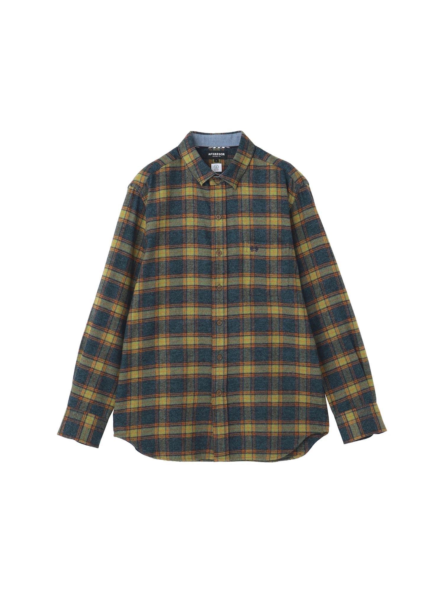 McGREGOR<メンズ>三つ杢チェック モス M