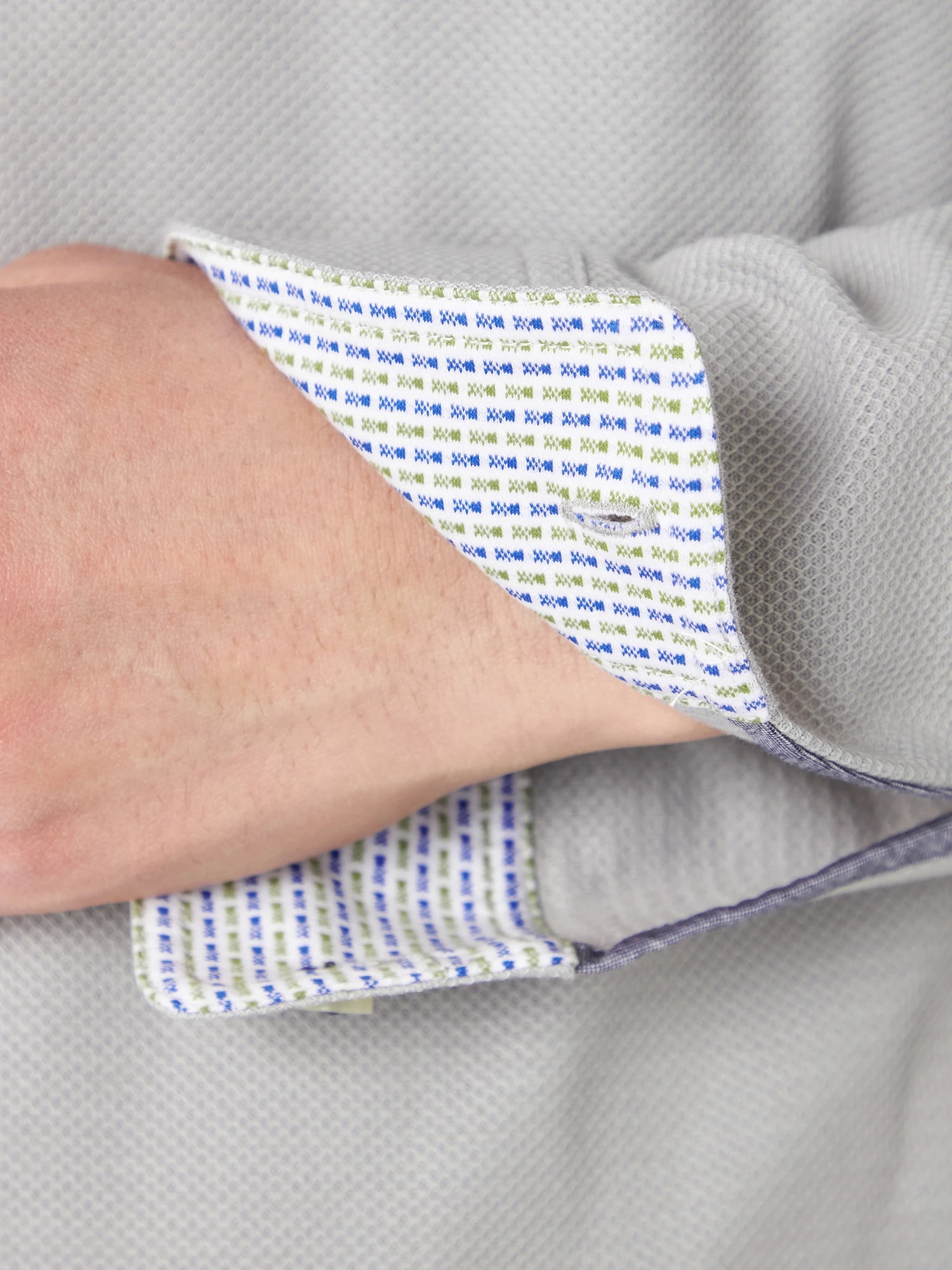 McGREGOR<メンズ>ジャージコンビポロ グレー L