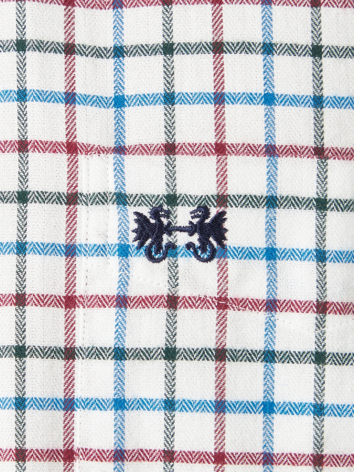 McGREGOR<メンズ>微起毛タッターソールシャツ ミディアムネイビー M