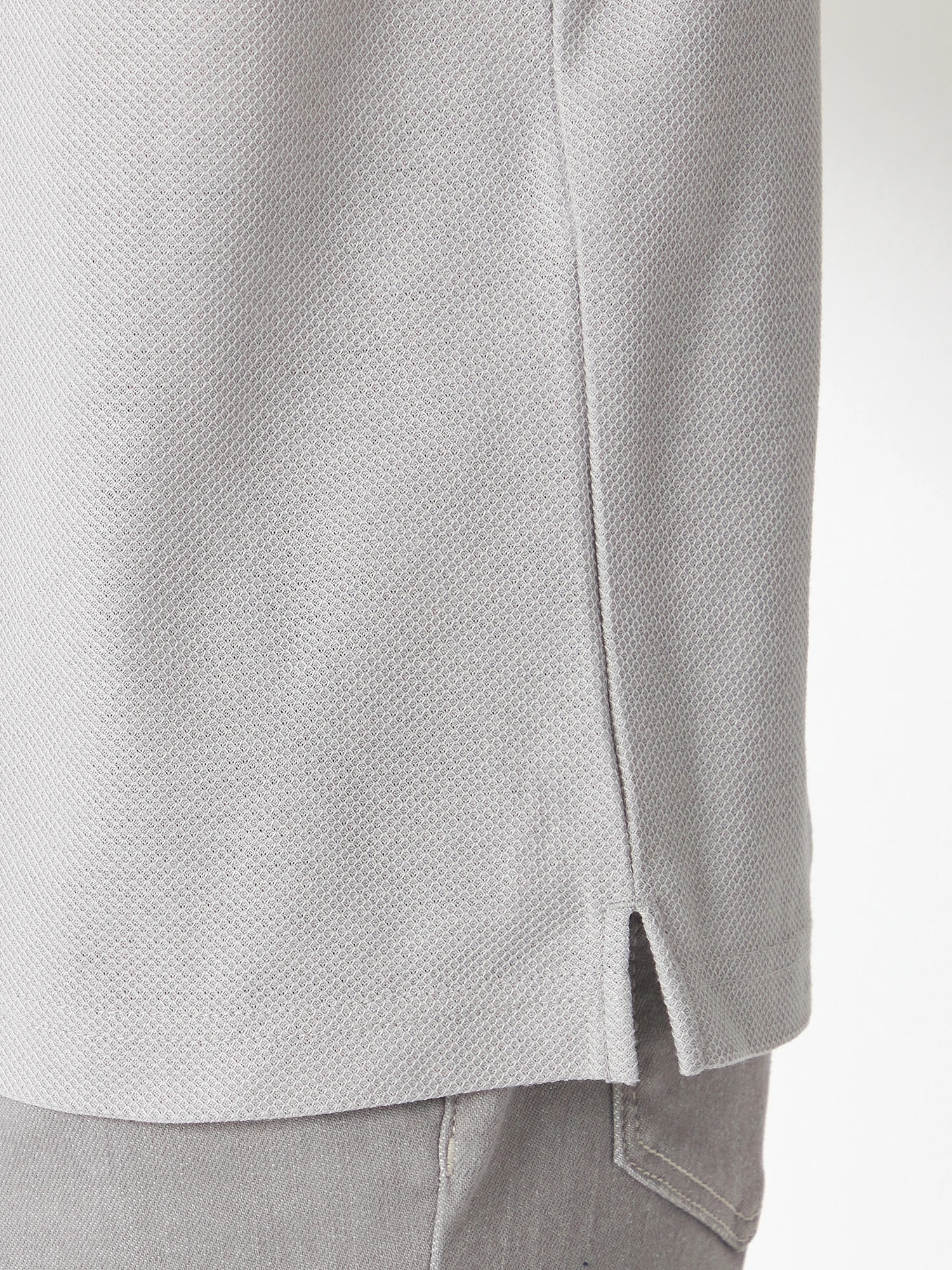 McGREGOR<メンズ>ジャージコンビポロ グレー M