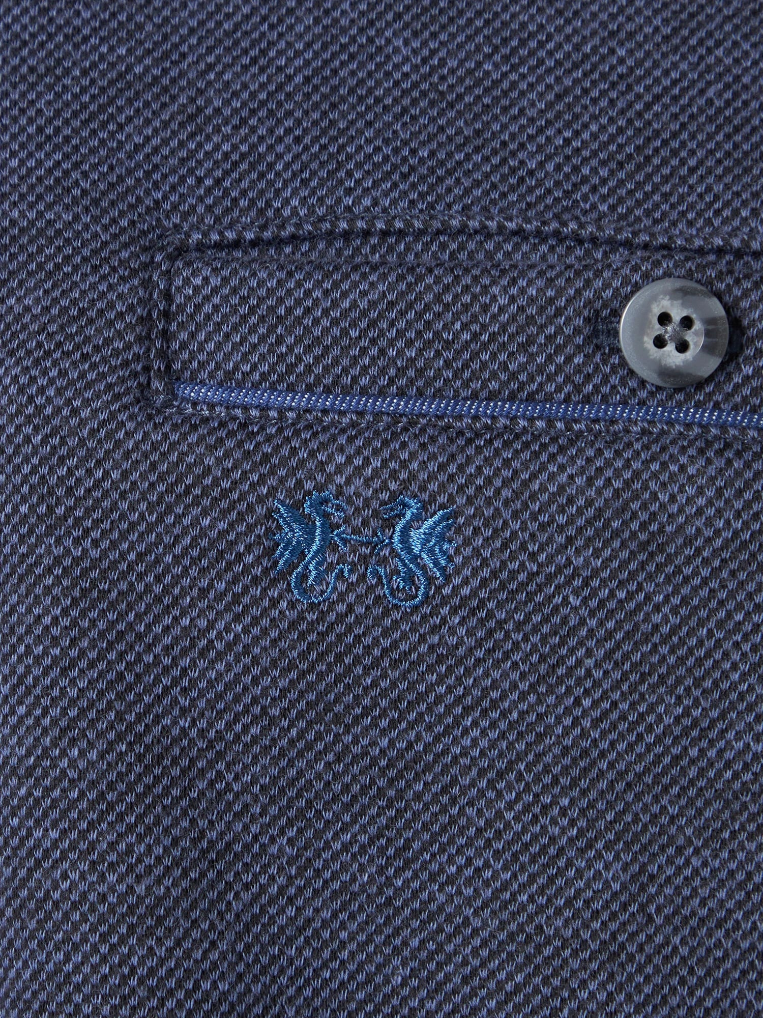 McGREGOR<メンズ>裏ボアフェイクレイヤードカットソー ネイビー L