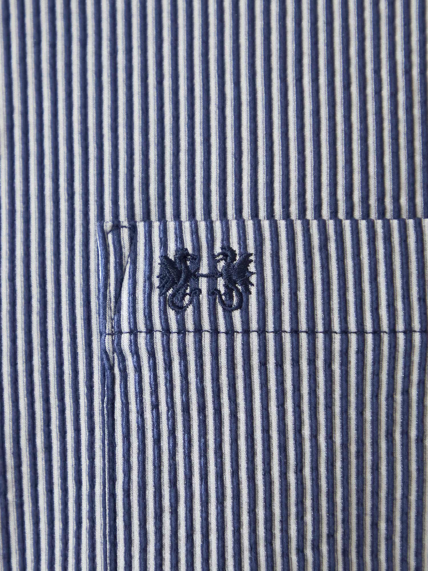 McGREGOR<メンズ>ニットサッカーポロ ネイビー XL