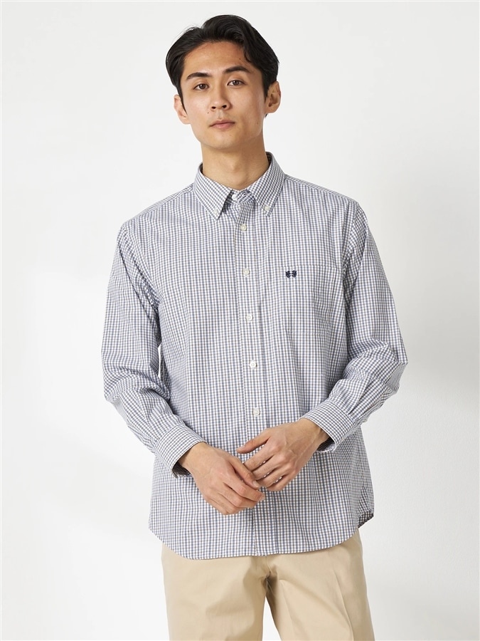 McGREGOR<メンズ>イージーケアシャツ ネイビー M