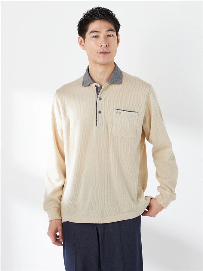 McGREGOR<メンズ>アクリル混カットソー ナチュラル L