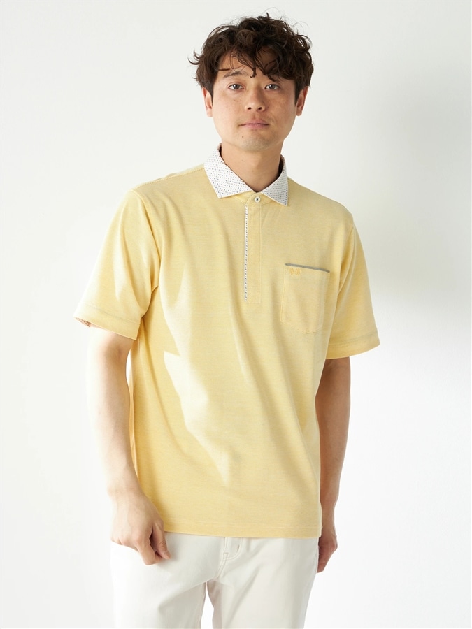 McGREGOR<メンズ>UVドライポロシャツ ゴールドイエロー XL