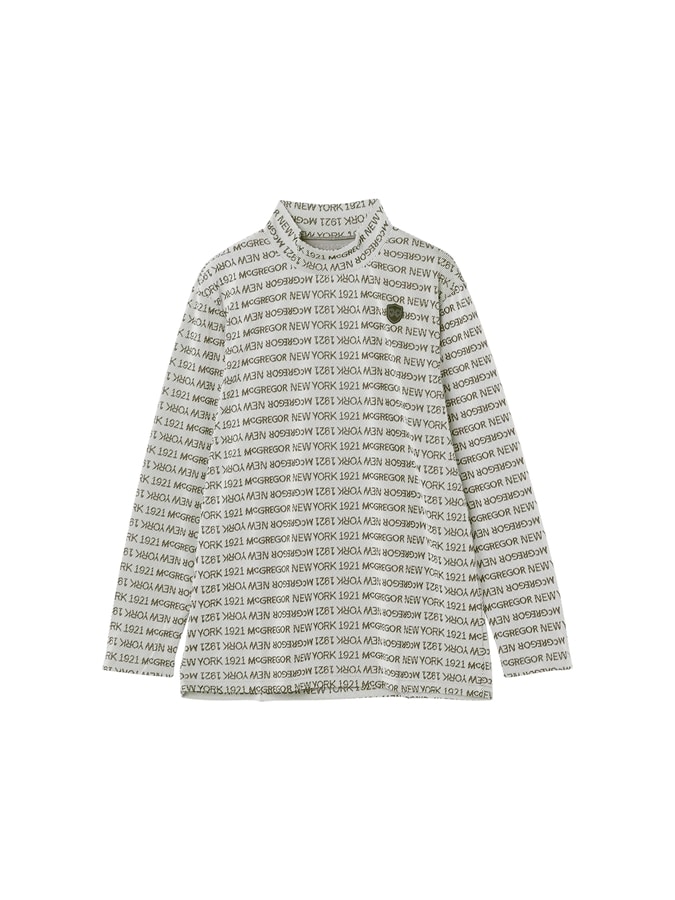 McGREGOR GOLF<メンズ> ジャカードモックネック ブラック L