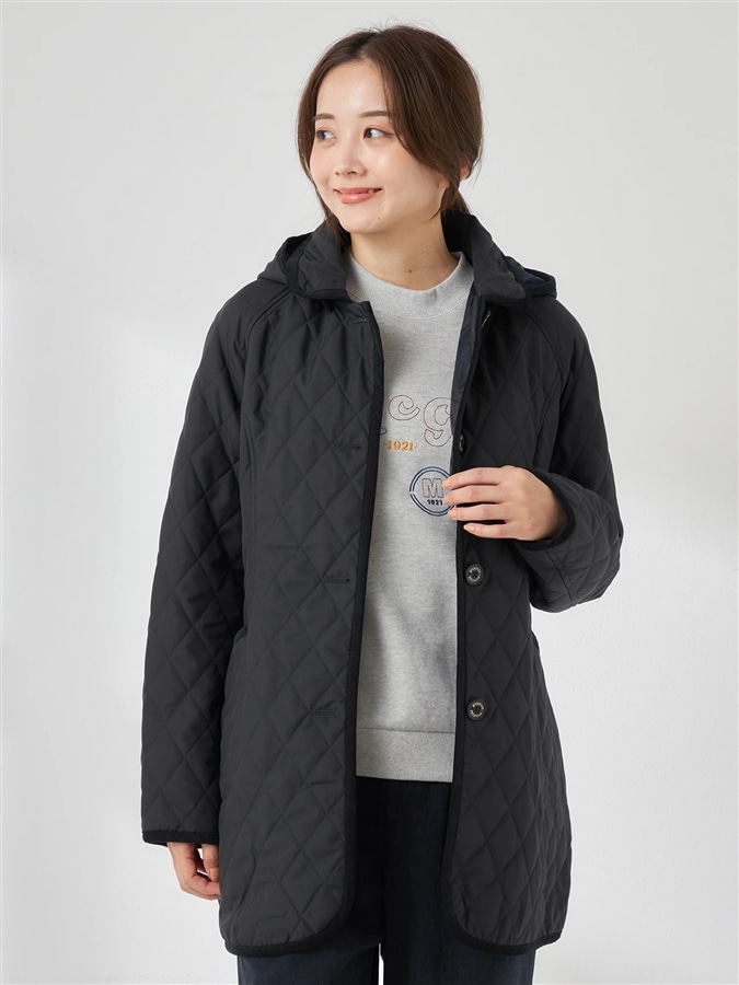 McGREGOR<ウィメンズ>クラシックキルトコート ブラック L