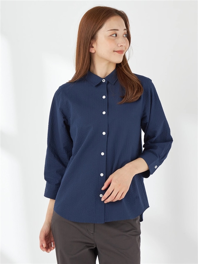 McGREGOR<ウィメンズ>【UVガード】サッカーギンガムシャツ その他10 M