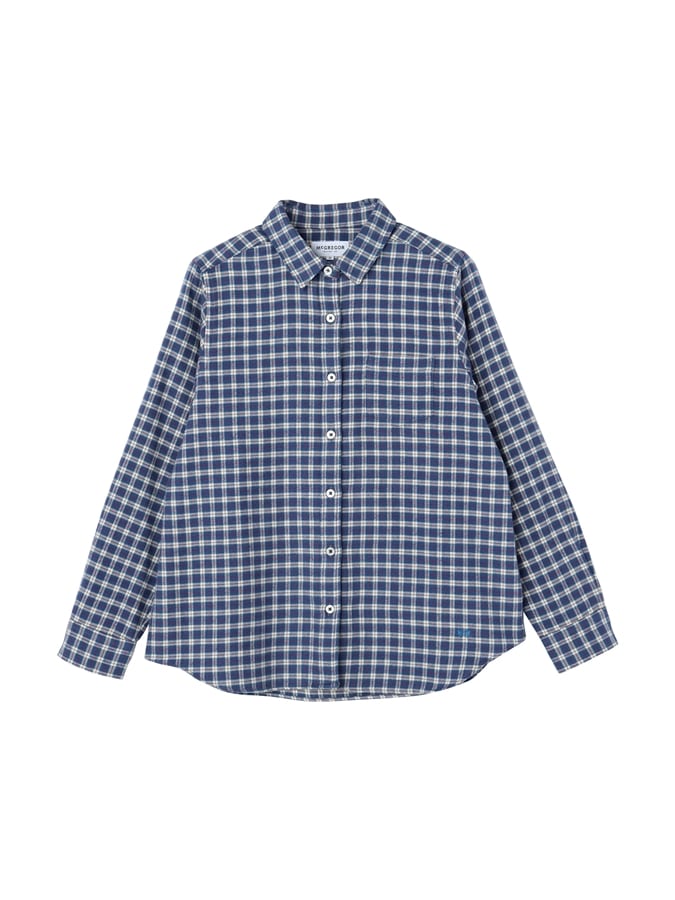 McGREGOR<ウィメンズ>ONE COTTON三つ杢シャツ インキブルー L