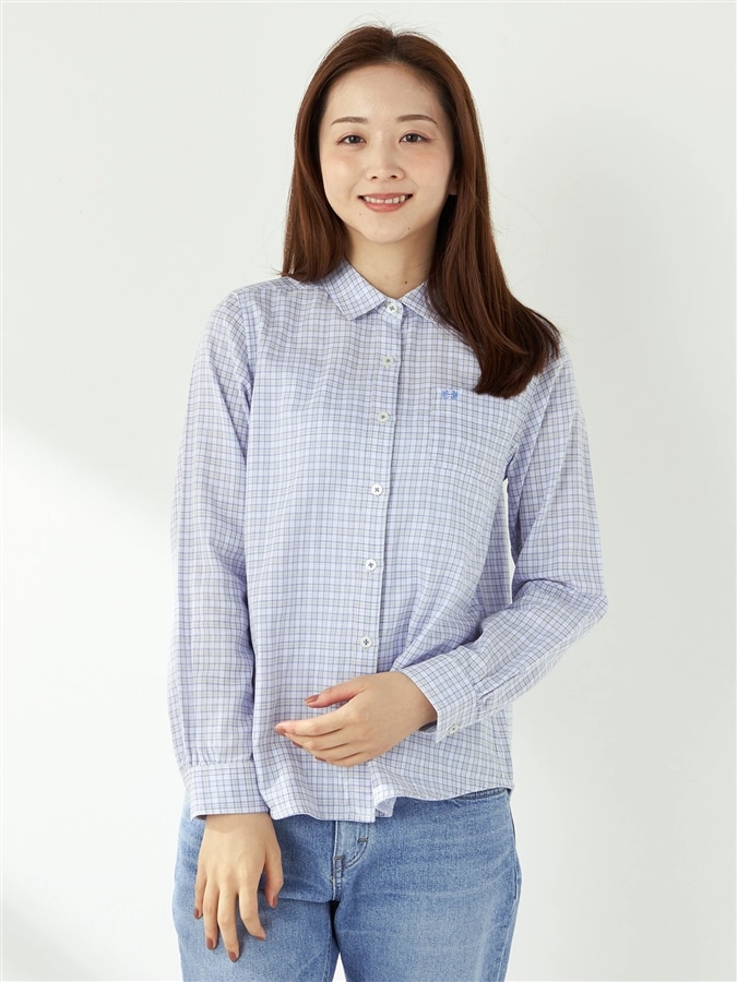 McGREGOR<ウィメンズ>二重織ガーゼレギュラーシャツ サンドベージュ L