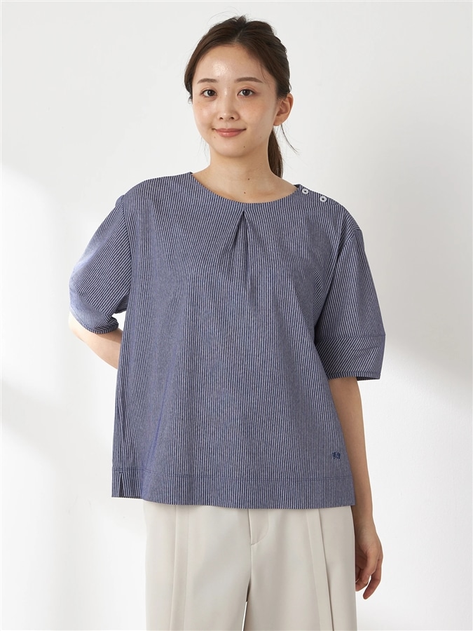 McGREGOR<ウィメンズ>【接触冷感】アーネストプルオーバー ミディアムネイビー M