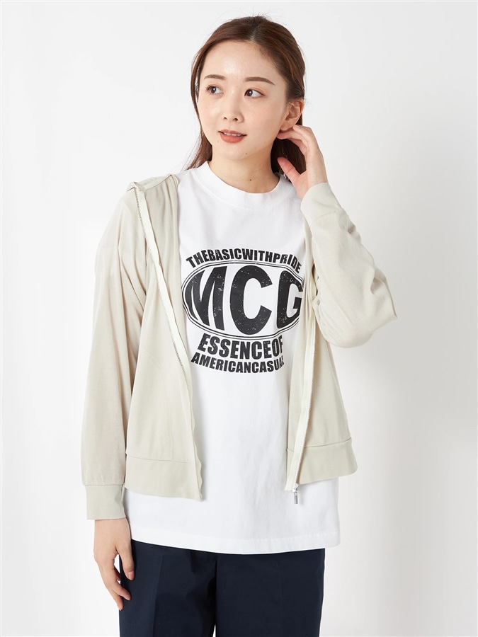 McGREGOR<ウィメンズ>【接触冷感】シアーパーカ シルバーグレー M