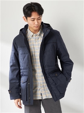 McGREGOR<メンズ>ウール調ミドル丈ダウン