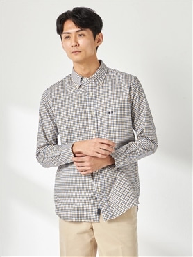 McGREGOR<メンズ>微起毛ギンガムチェックシャツ