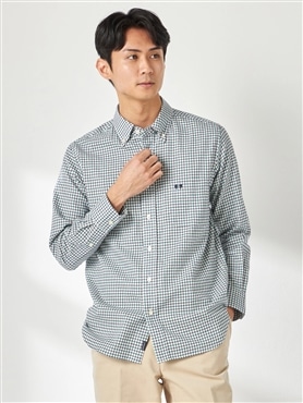 McGREGOR<メンズ>微起毛ギンガムチェックシャツ
