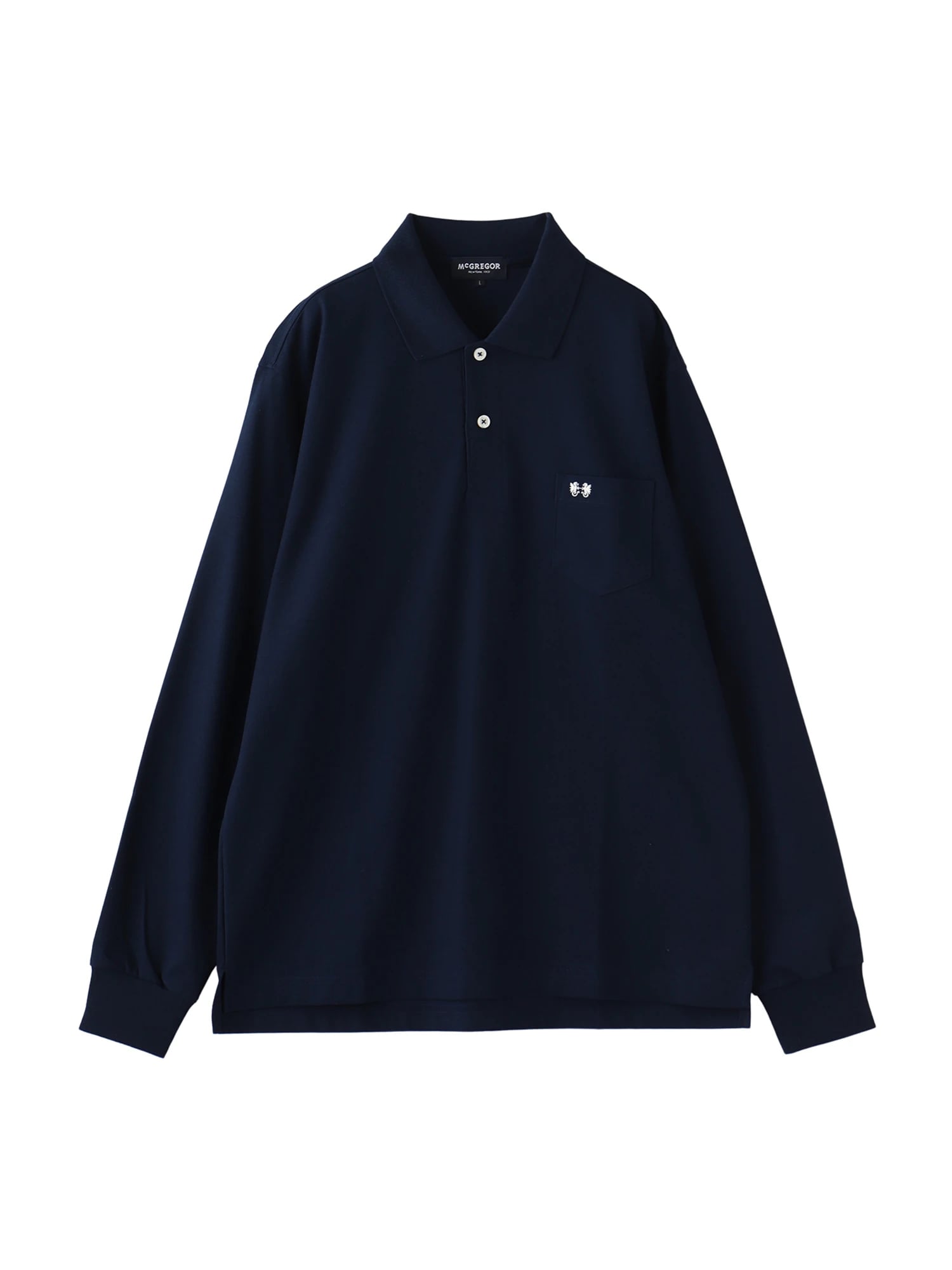 McGREGOR【メンズ】定番フィスコ長袖ポロ