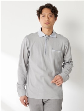 McGREGOR<メンズ>ジャージコンビポロ