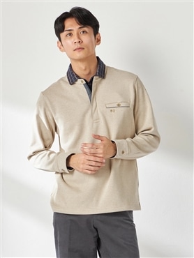 McGREGOR<メンズ>裏ボアフェイクレイヤードカットソー