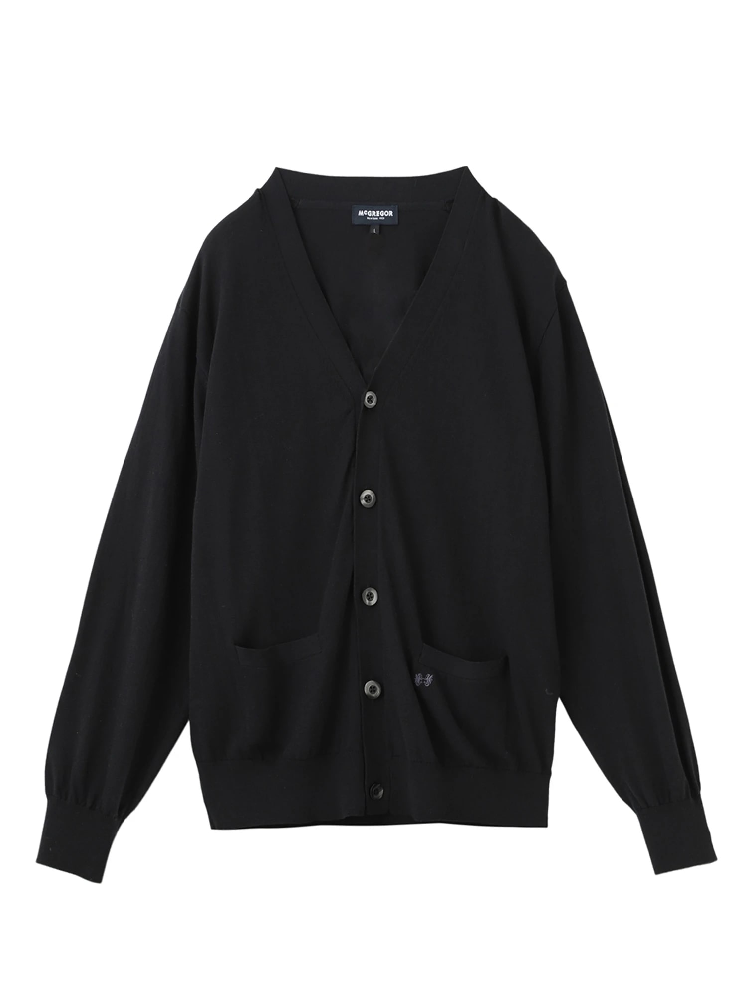 McGREGOR【メンズ】スビンコットンベーシックニットカーデ