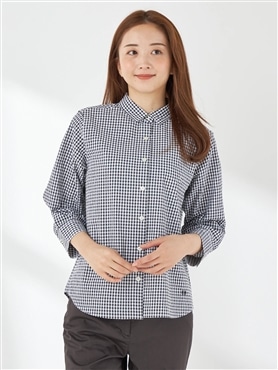 McGREGOR<ウィメンズ>【UVガード】サッカーギンガムシャツ