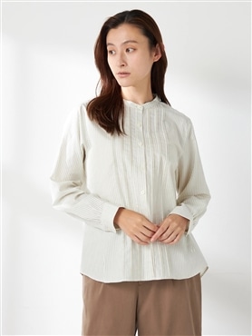 McGREGOR<ウィメンズ>６０ツイルバンドカラーシャツ