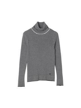 McGREGOR<ウィメンズ>インディアンコットンリブタートルボーダー