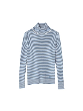 McGREGOR<ウィメンズ>インディアンコットンリブタートルボーダー