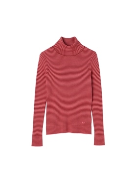 McGREGOR<ウィメンズ>インディアンコットンリブタートルボーダー