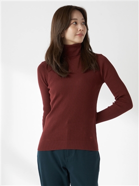 McGREGOR<ウィメンズ>シンプルインディアンコットンリブタートル