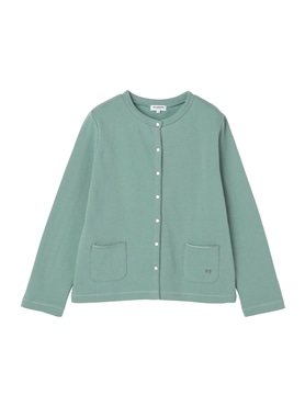 McGREGOR<ウィメンズ>裏起毛スナップボタンカーディガン