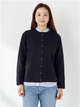 McGREGOR<ウィメンズ>プレーティングコットンカーディガン