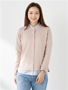 McGREGOR<ウィメンズ>プレーティングコットンカーディガン