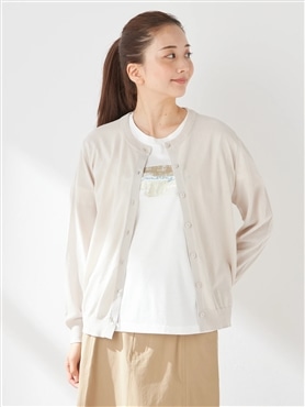 McGREGOR<ウィメンズ>【接触冷感】アイスクレープカーディガン