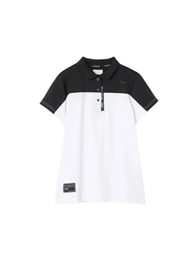 McGREGOR GOLF<ウィメンズ>ハーフスリーブバイカラーポロ
