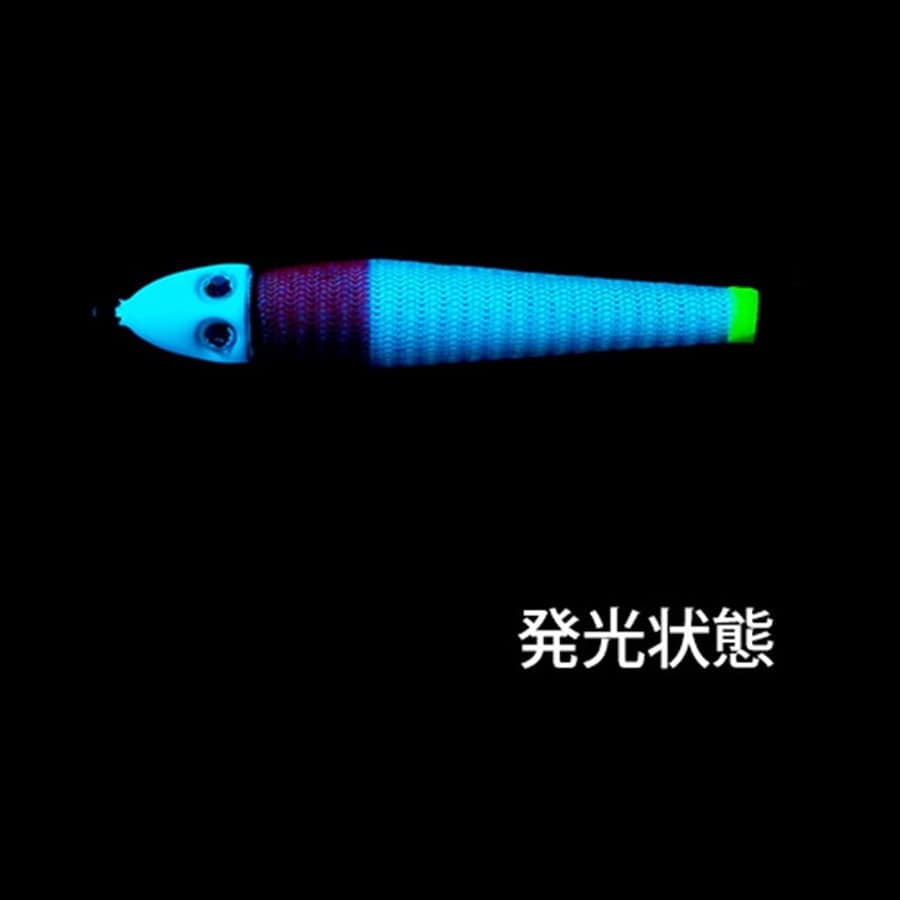 デュエル 鉛スッテ四ツ目 20号(75g) ブルー夜光レッドヘッド