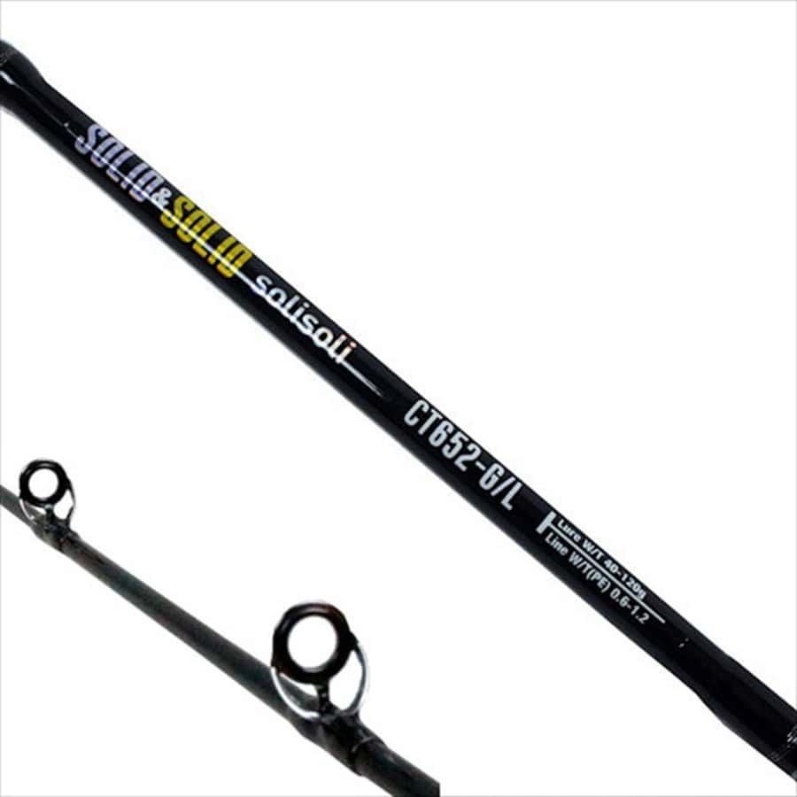 ソルフィエスタ オフショアロッド ソリッドアンドソリッド solisoliCT 652G/L (ベイト・2ピース)