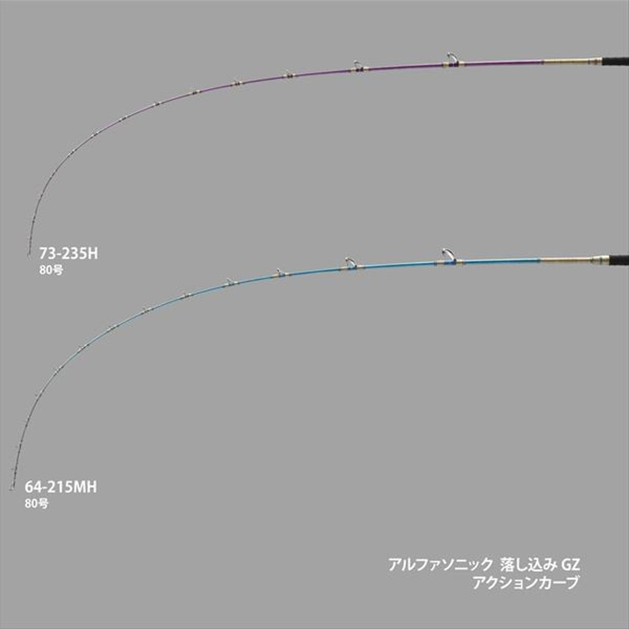 アルファタックル 船大物竿 アルファソニック 落し込み GZ 73-235H