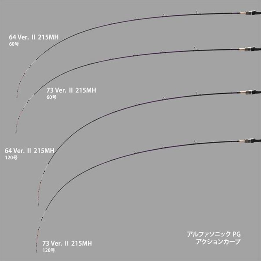 アルファタックル 船竿 アルファソニック PG 73 Ver.II 215MH