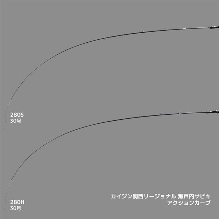 アルファタックル 船竿 kaijin関西リージョナル 瀬戸内サビキ 280H(ベイト/2ピース)